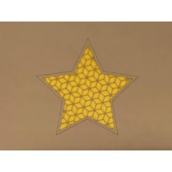 „Stern“ Karte gelasert