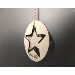 Stern-Anhänger/Holzmobile 