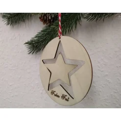 Stern-Anhänger/Holzmobile 