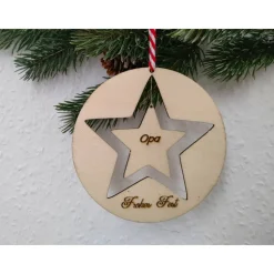 Stern-Anhänger/Holzmobile 