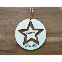 Stern-Anhänger/Holzmobile 