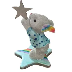 Sternen-Regenbogenmaus - Einzigartige Trauerfigur für liebevolle Erinnerungen