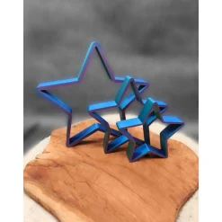 Sterne-Set blau-lila-grün