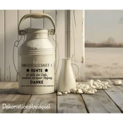 Sticker Aufkleber Abschiedsgeschenk DIY Rentner Geschenk Renteneintritt , Kollegen Geschenk zum Ruhestand Abschied