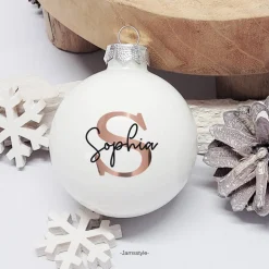 Sticker für Weihnachtskugeln 