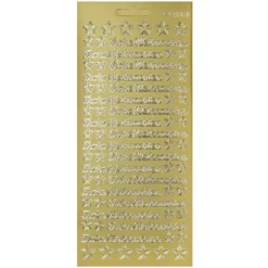 Stickerbogen Frohe Weihnachten 18 Schriftzüge