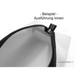 Stiftemäppchen crème OFFWHITE Federmäppchen Universaltasche Schlamper, boxybag Kosmetik, by BuntMixxDESIGN