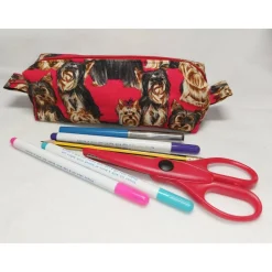 Stifterolle, Schlampermäppchen, Yorkshire Terrier, Geschenk, Schulbedarf, Schulanfang, Schulstart