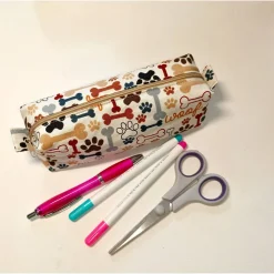 Stifterolle, Schlampermäppchen „ Woof", Hund, Geschenk, Schulbedarf, Schulstart, Schulanfang