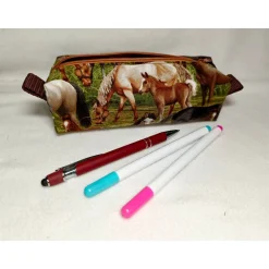 Stifterolle, Schlampermäppchen, Pferde, Geschenk, Schulstart, Schulanfang