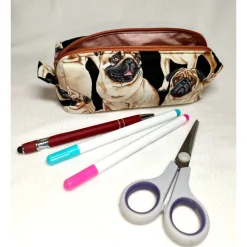 Stifterolle, Schlampermäppchen, Mops, Geschenk, Schulstart, Schulanfang, auswischbar