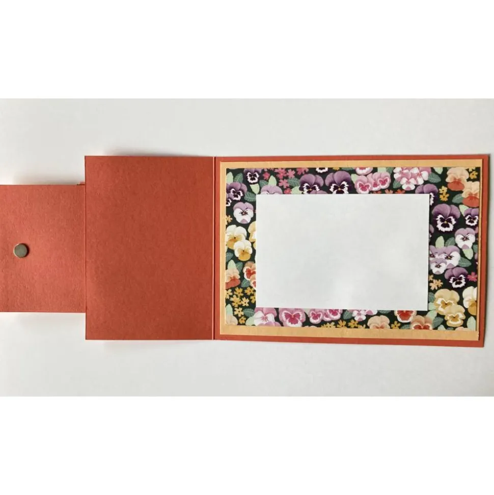 Stilvolle 3D Muttertagskarte Grußkarte mit Stiefmütterchen Stampin up!Handarbeit Unikat