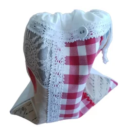 Stoffbeutel Geschenkverpackung Patchwork Unikat handgemacht Baumwolle