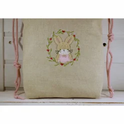 Stoffbeutel, Projekttasche, Geschenkebeutel, bestickt