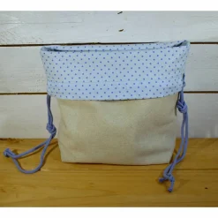 Stoffbeutel, Projekttasche, Geschenkebeutel, Ostertasche, bestickt