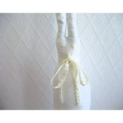 Stoffhase LINUS-LANGOHR Osterhase so shabby genäht von Hobbyhaus