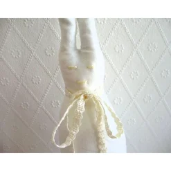 Stoffhase LINUS-LANGOHR Osterhase so shabby genäht von Hobbyhaus