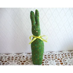 Stoffhase Osterhase Henry-Langohr in grün genäht von Hobbyhaus