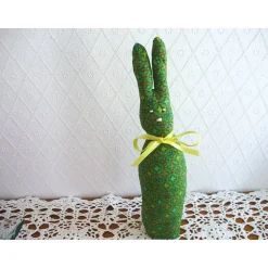 Stoffhase Osterhase Henry-Langohr in grün genäht von Hobbyhaus