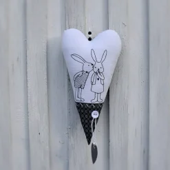 Stoffherz Hasen - Frühling - Ostern