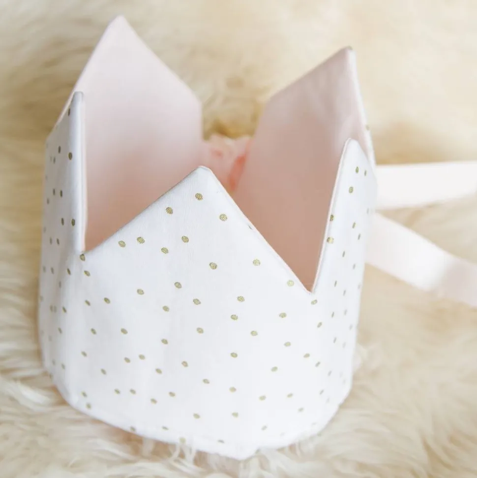 Stoffkrone  Geburtstagskrone  Kinderkrone