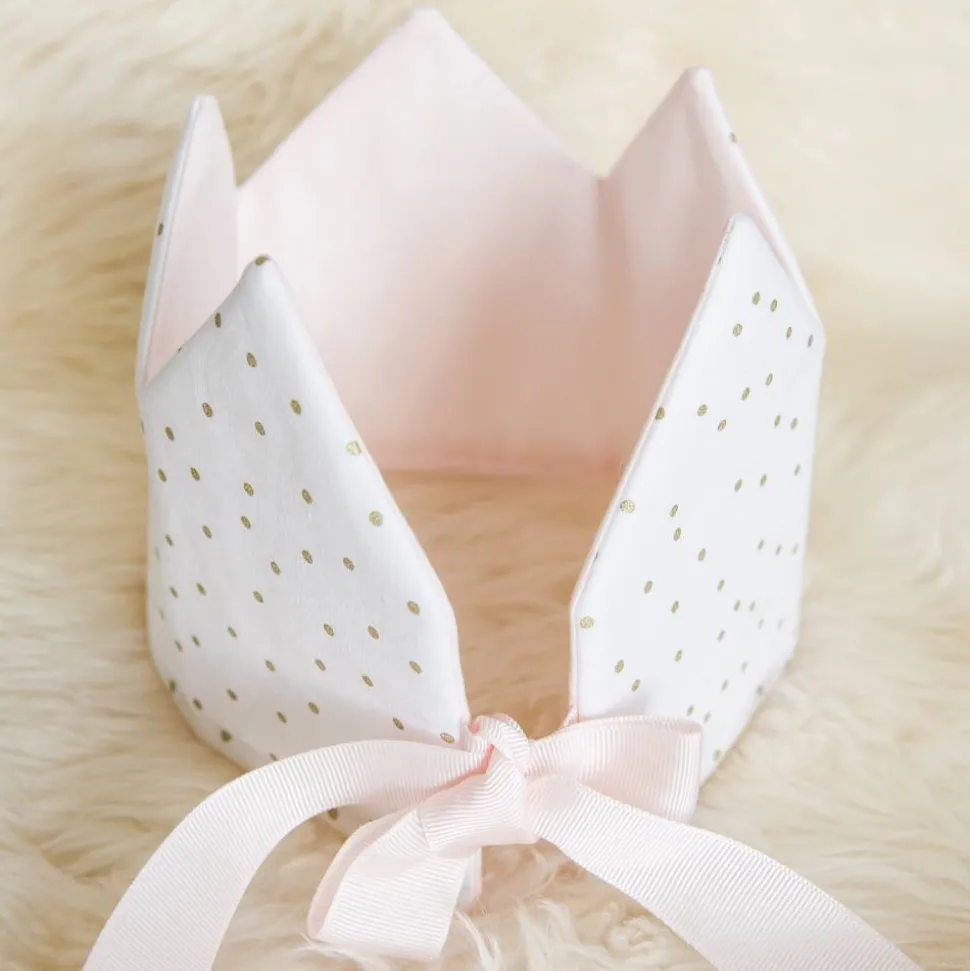 Stoffkrone  Geburtstagskrone  Kinderkrone