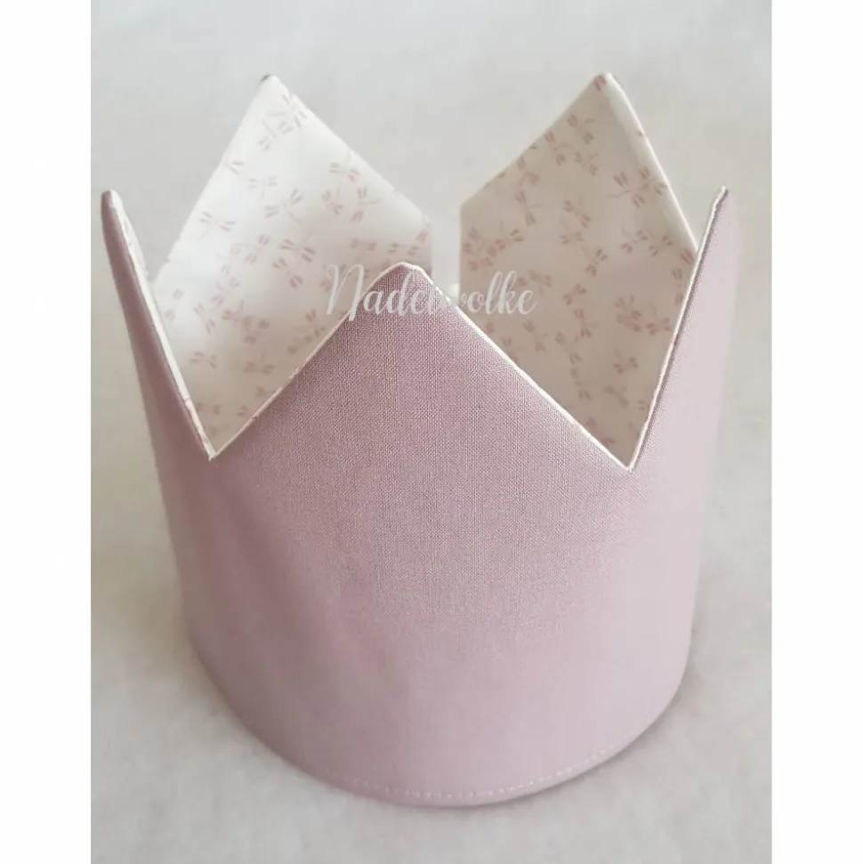 Stoffkrone  Geburtstagskrone  Kinderkrone