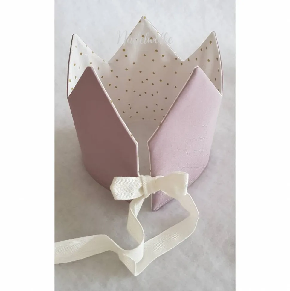 Stoffkrone  Geburtstagskrone  Kinderkrone