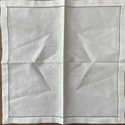 Stoffserviette 40 x 40 cm, mit Lochsaum