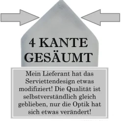 Stoffservietten Geburtstag Taufe mit Namen und Tiermotiv