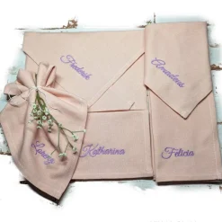 Stoffservietten mit Namen Hochzeit Geburtstag Taufe