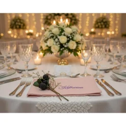 Stoffservietten mit Namen Hochzeit Geburtstag Taufe