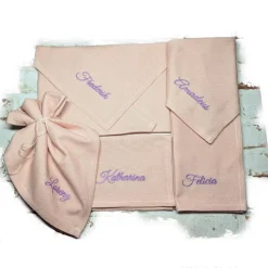 Stoffservietten mit Namen Hochzeit Geburtstag Taufe