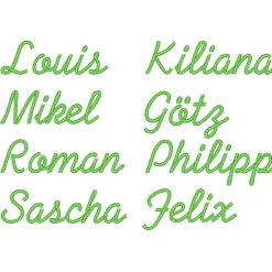 Stoffservietten personalisiert Hochzeit Geburtstag