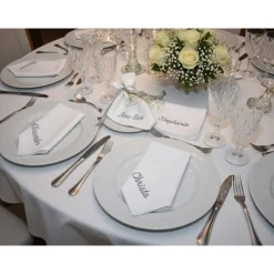 Stoffservietten personalisiert Geburtstag Hochzeit