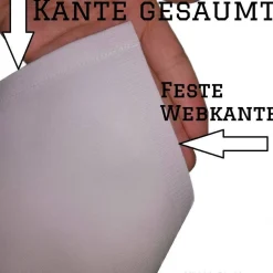 Stoffservietten Silberne Hochzeit Initialen und Datum