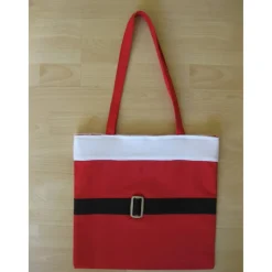 Stofftbeutel Nikolaus aus Baumwolle handgemacht