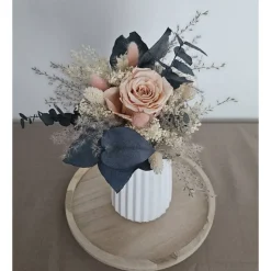 Strauß Trockenblumen Braut Hochzeit Standesamt Rosen