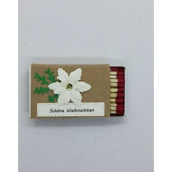 Streichholzschachtel Mini (normale Größe), mit Motiv Weihnachtsstern