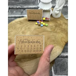Streichholzschachtel-Adventskalender | Mitbringsel | Gastgeschenk | Kleinigkeit | zum selbst befüllen