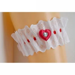 Strumpfband Spitze, Brautzubehör, Spitzen-Strumpfband, Hochzeits-Strumpfband Baumwoll-Spitzenband, Strumphalter