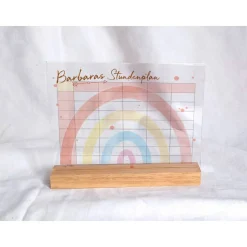 Stundenplan oder To-Do-Liste aus Acryl personalisiert Design Pfeil