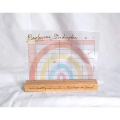 Stundenplan oder To-Do-Liste aus Acryl personalisiert Design Pfeil