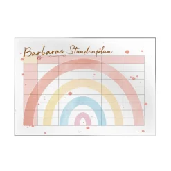 Stundenplan oder To-Do-Liste aus Acryl personalisiert Design Pfeil