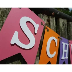 Super schöne Girlande zum Abitur, ABI 2026 in Grün und Beige mit silberner Schrift #Abi #Abitur #Abschluss