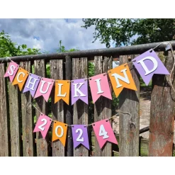 Super schöne Girlande zum Abitur, ABI 2026 in Grün und Beige mit silberner Schrift #Abi #Abitur #Abschluss