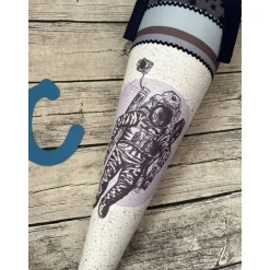 supercoole Schultüte 70cm aus Stoff mit tollem Astronaut