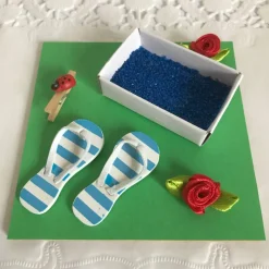 Swimming Pool Geldgeschenk oder Geschenk für Swimmingpool verpacken als Geschenkidee für Garten Freibad Schwimmkurs