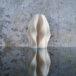 Swirl Candle I Geometrische Kerze I Groß 14 cm XL I Dekorative Kerze I Sojawachs I Home Decor I Trend I Hingucker I Hand