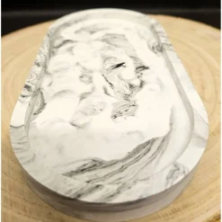 Tablett in Marmoroptik für Tassen, Tischdekoration oder als Geschenk für den Umzug